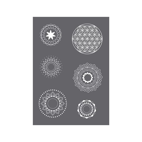 Mascherina serigrafica Mandala Mascherina serigrafica Mandala