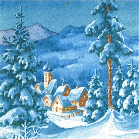 Villaggio nella Neve
