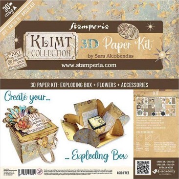 Scrapbooking Kit Pop Up Stamperia Klimt Popup