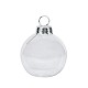 Sfera di vetro con appendino diametro 4 cm