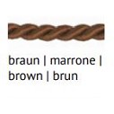 Cordoncino 6 mm marrone