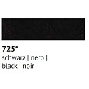Nastro Doppio raso 25 mm Nero