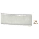 Nastro Organza 10 mm Gesso