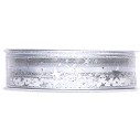 Taffetà Stelline 25 mm Argento