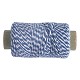 Filo bicolore blu royal 35 mt