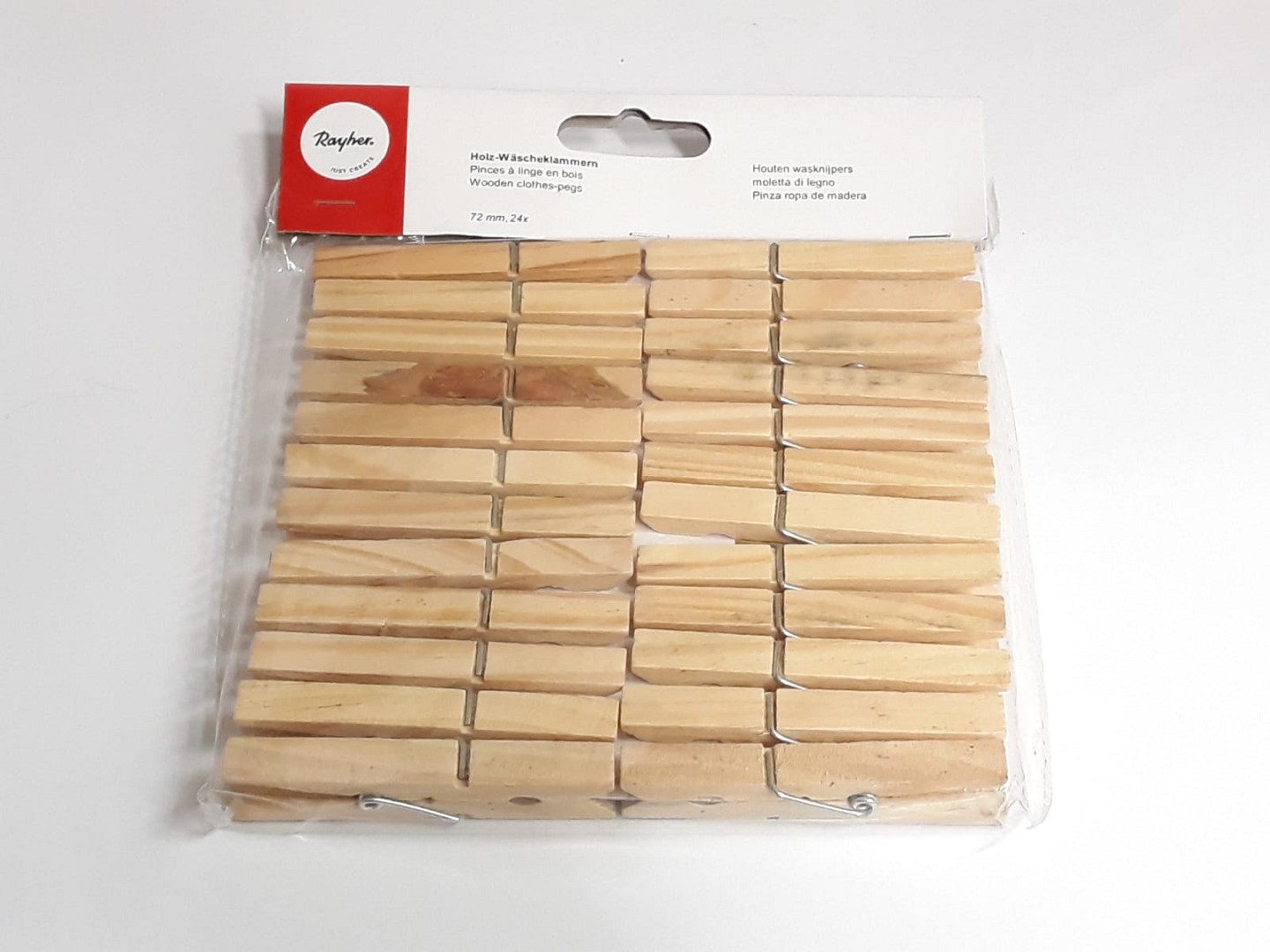 Mollette di legno Rayher, vendita online Stamperia Rayher belle arti hobby  decoupage miglior prezzo